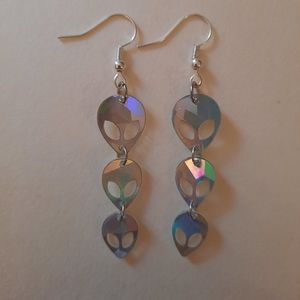 Alien Earrings Dangle